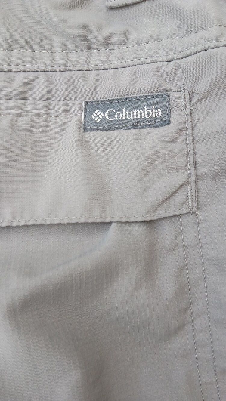 Columbia Silver Ridge Cargo Shorts Mens 36 Gray Nylon Hiking Trail Fishing 10" - Picture 13 of 15